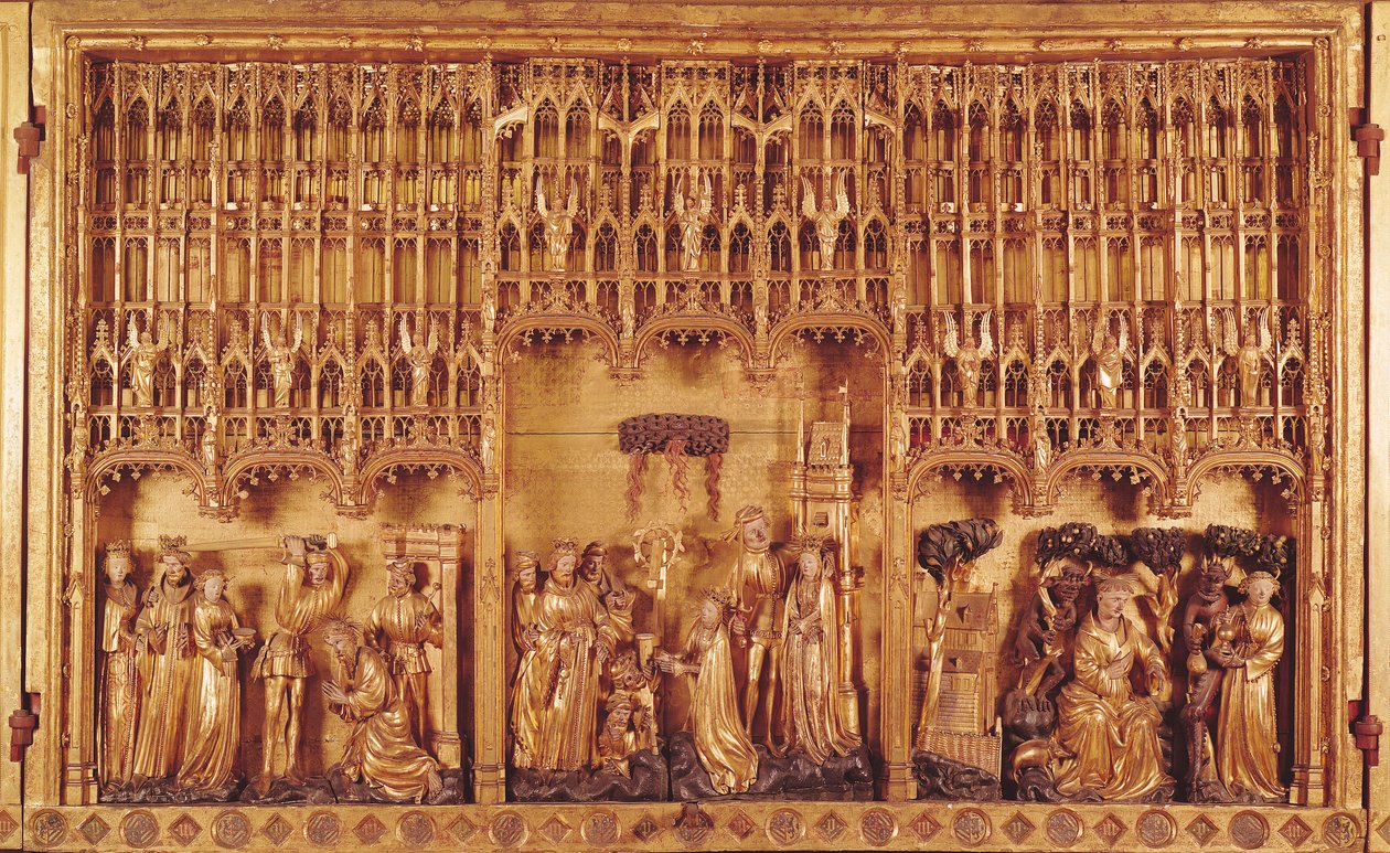 Azizler ve Şehitler Altarpiece, orta panel Vaftizci Aziz John
