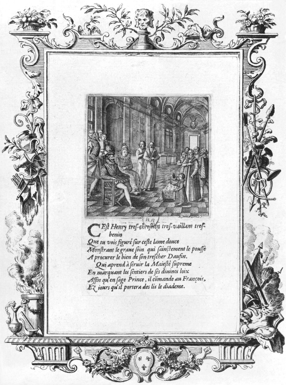 Henri IV (1553-1610) Fransa Kralı ve Navarre, Dauphin Louis de France