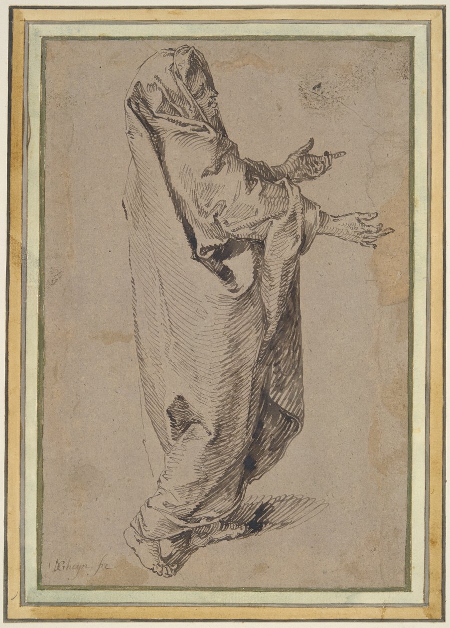 Daimi Bakire Meryem için Eğitim by Jacques de Gheyn II