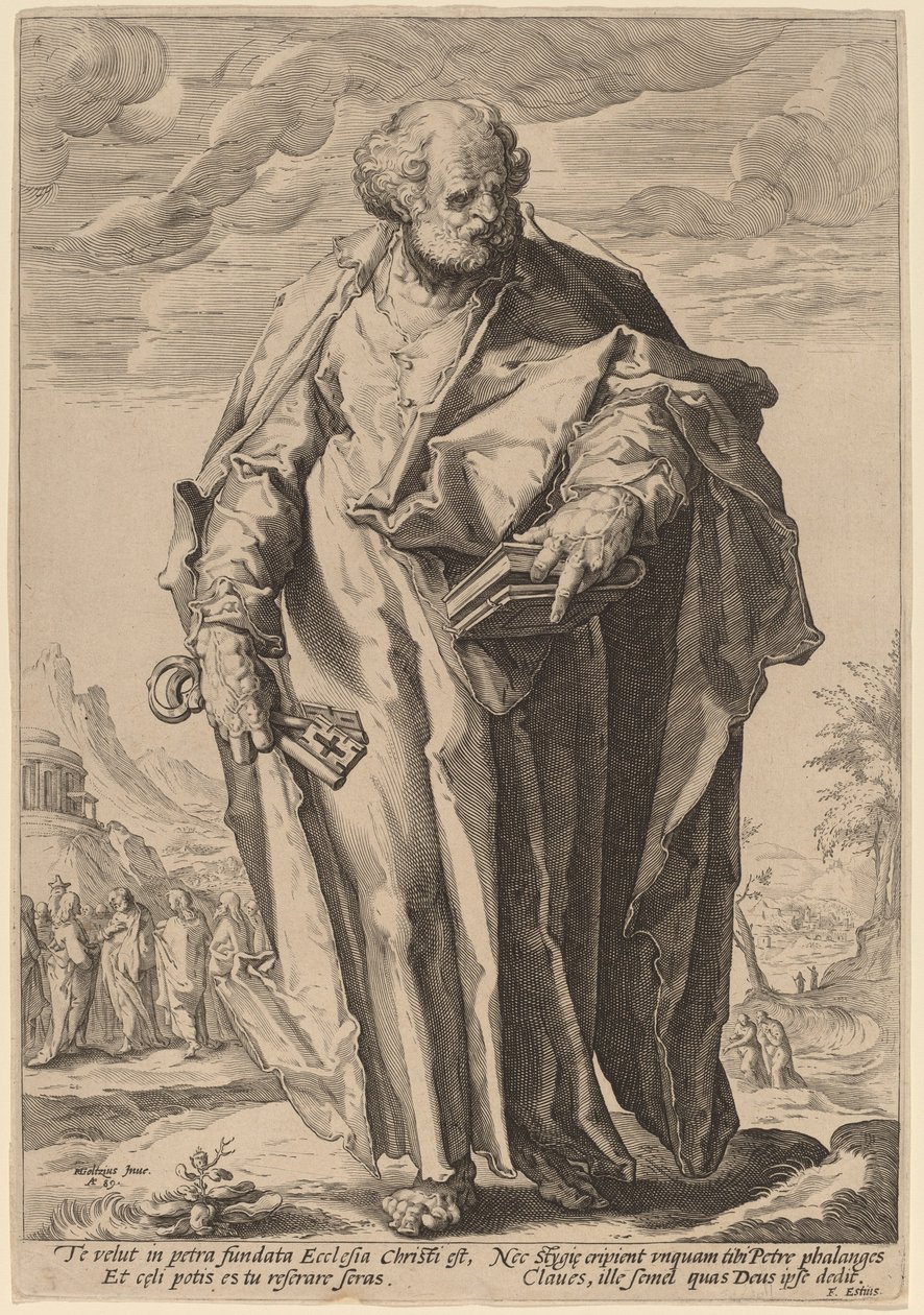 Aziz Peter by Jacques de Gheyn II, after Hendrik Goltzius