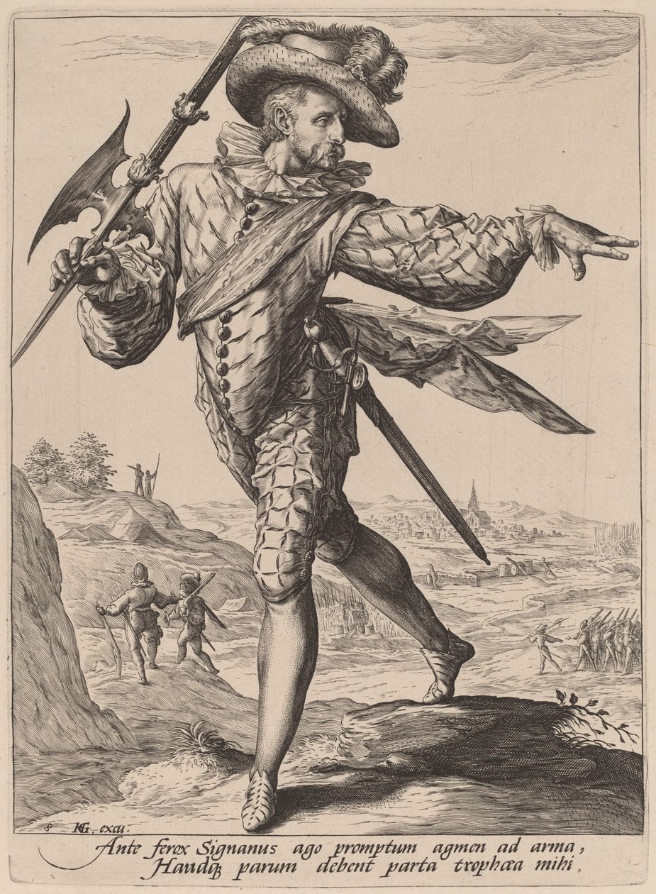 Çavuş by Jacques de Gheyn II after Hendrik Goltzius