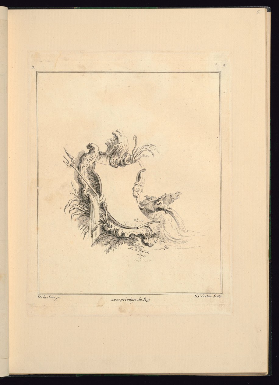 Denizleri Çağıran Kartuş Tasarımı by Jacques de Lajoüe