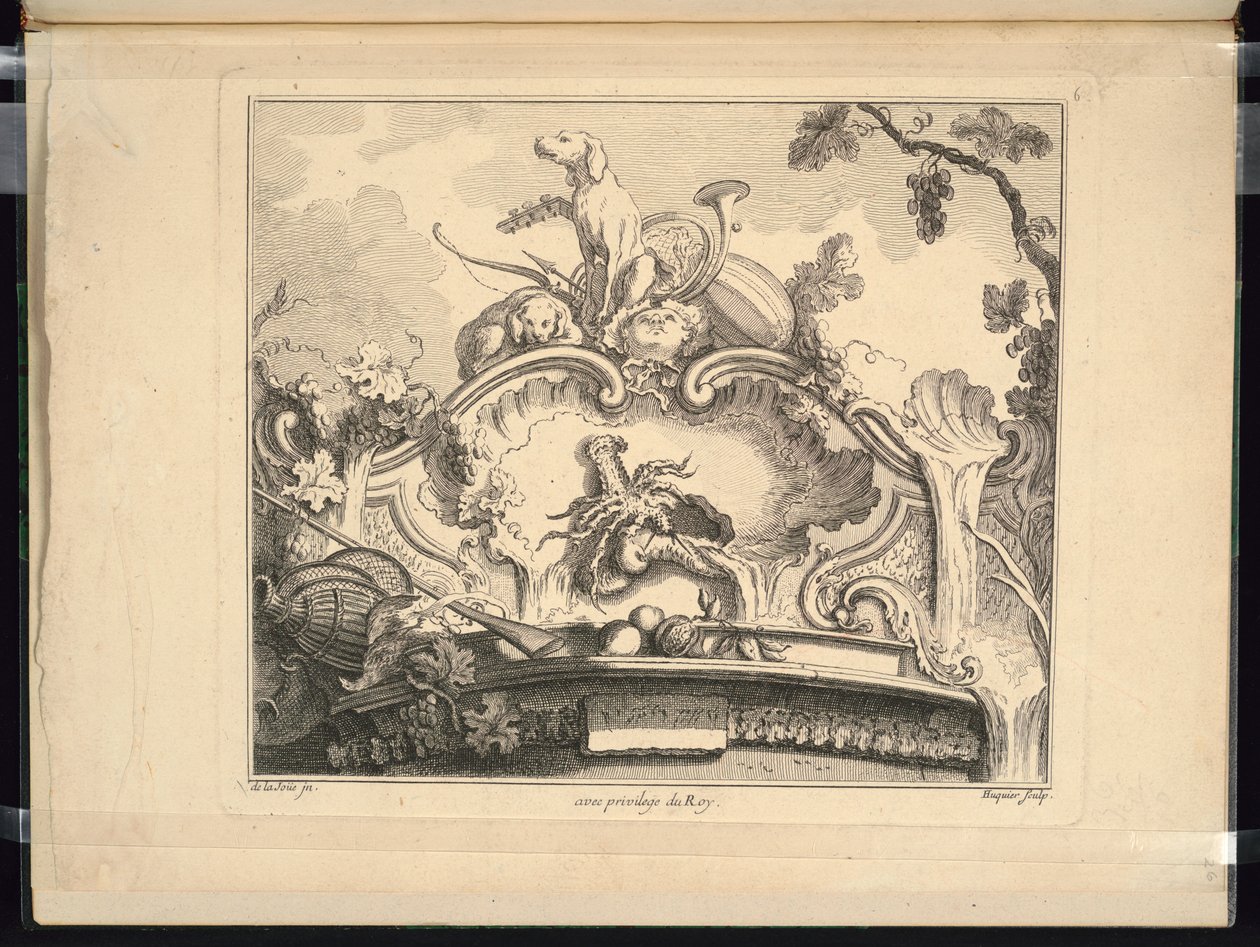 Kerevitli Kartuş Tasarımı (Yatay) by Jacques de Lajoüe