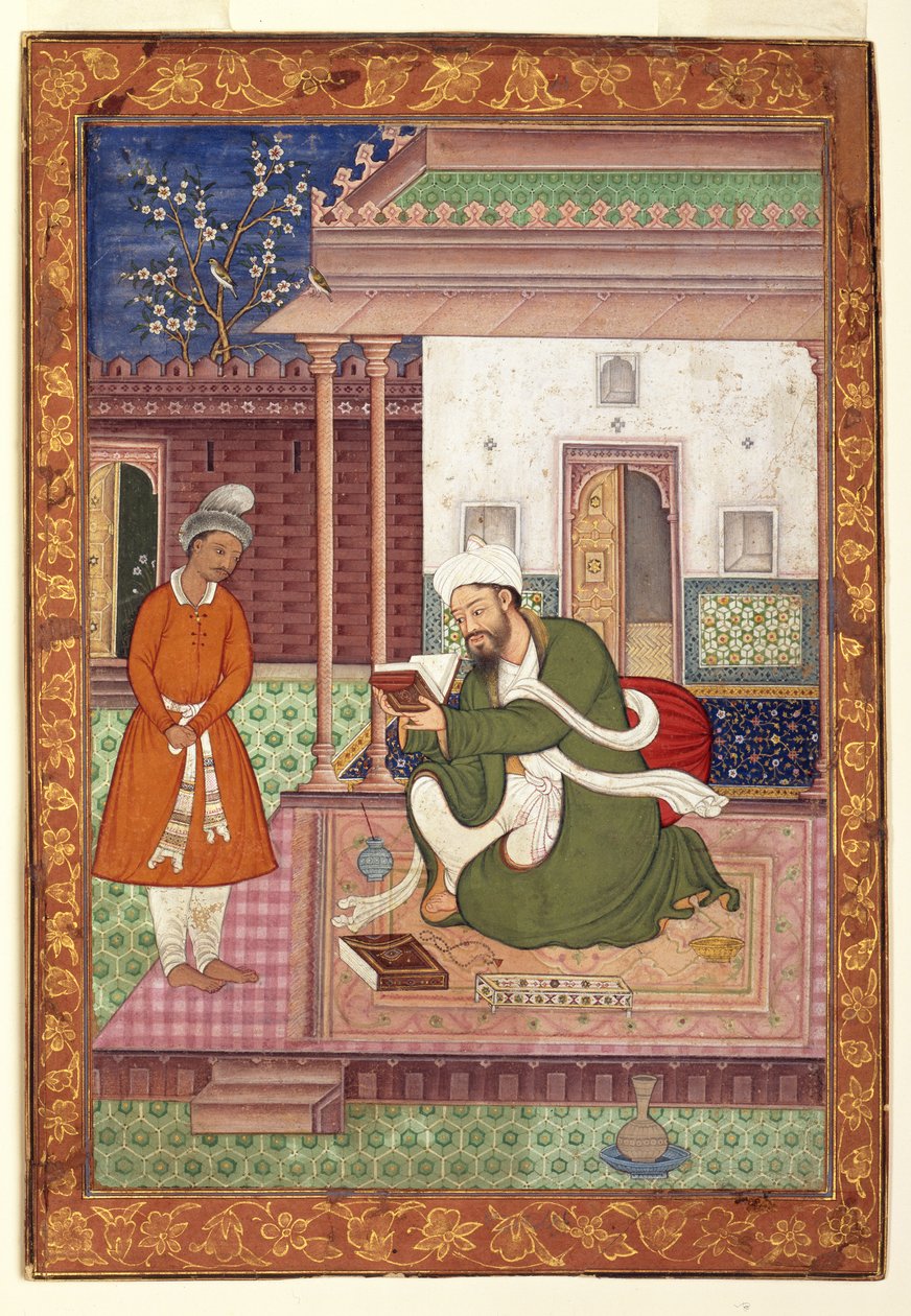 Öğrencisi ile bilgili bir adam, c.1570 by Jagjivan