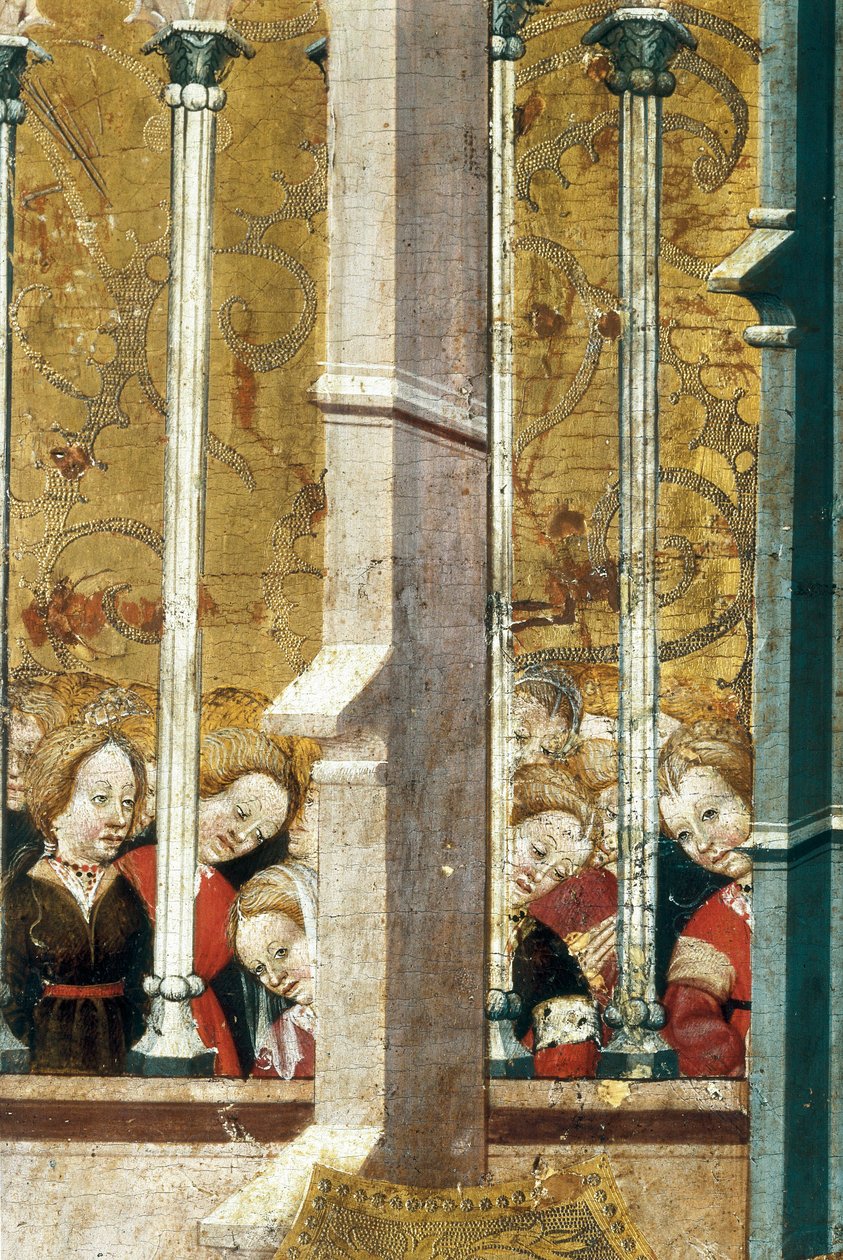 Müjde altarpiece, detay by Jaime Ferrer II