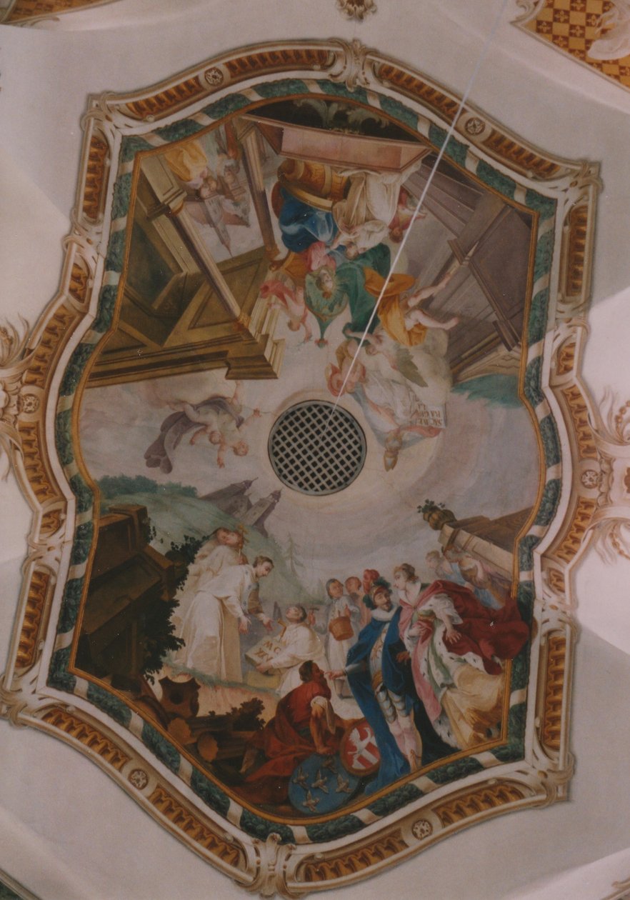 Klosterkirche Ursberg, Fresko by Jakob Fröschle