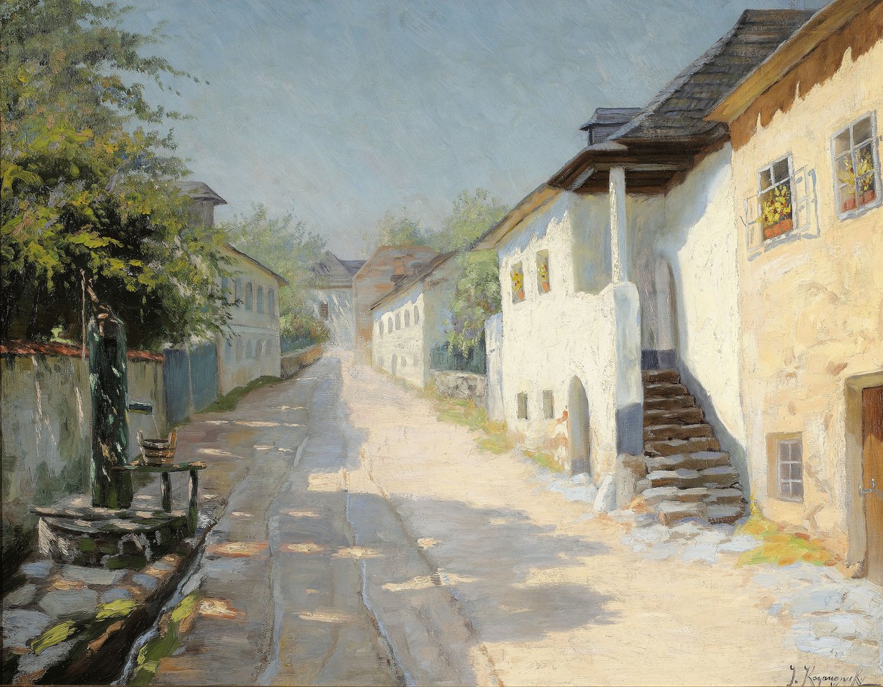 Joching in der Wachau English: Wachau Bölgesinde Joching by Jakob Koganowsky