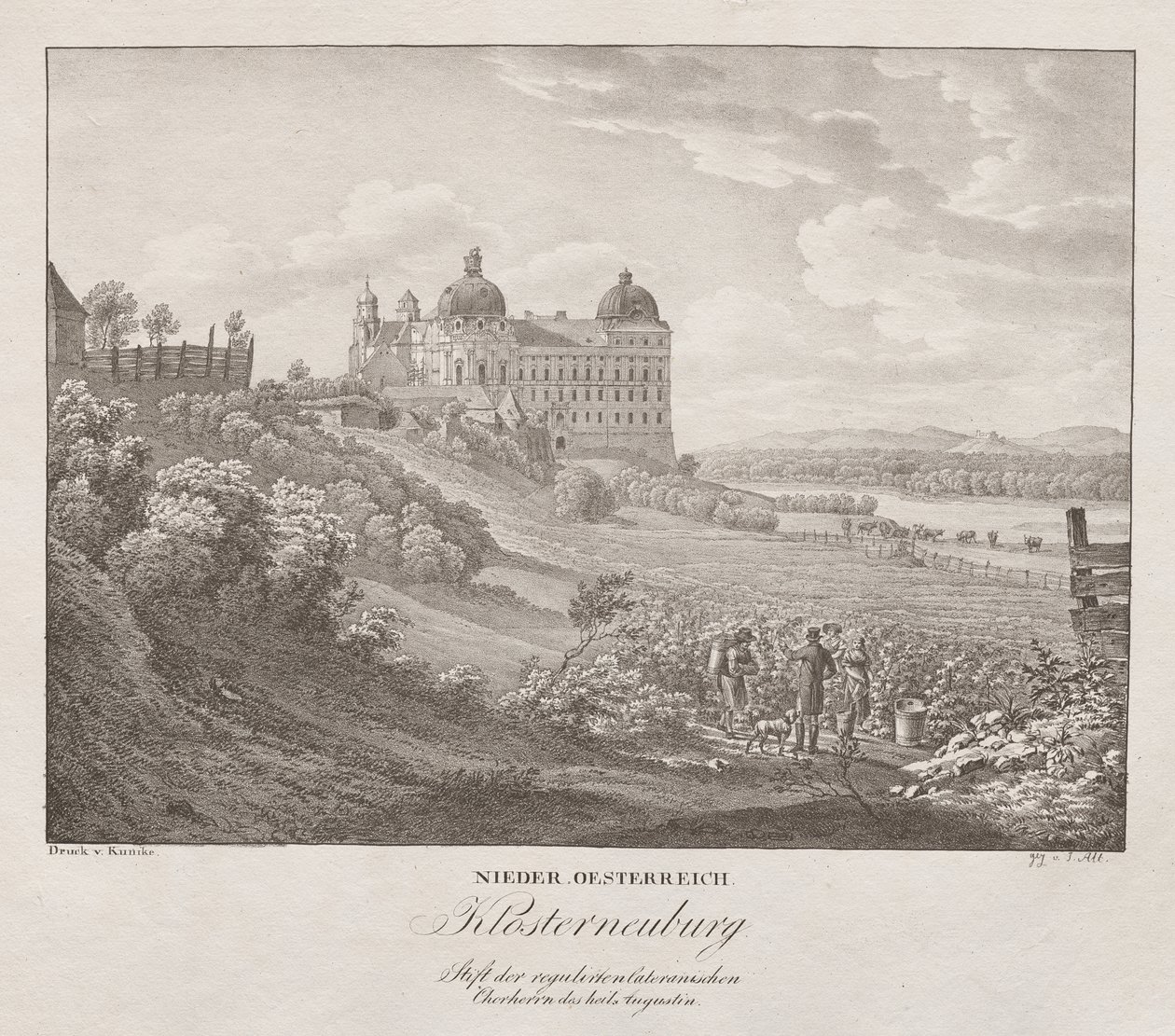 Nieder-oesterreich, Klosterneuberg by Jakob Alt