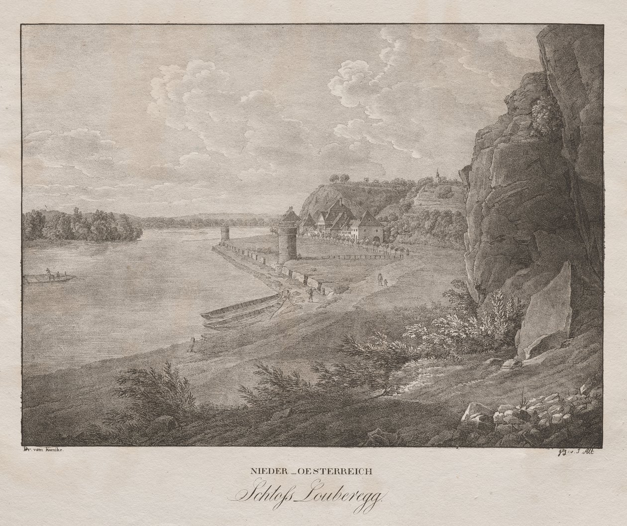 Nieder-oesterreich, Schloss Louberegg by Jakob Alt