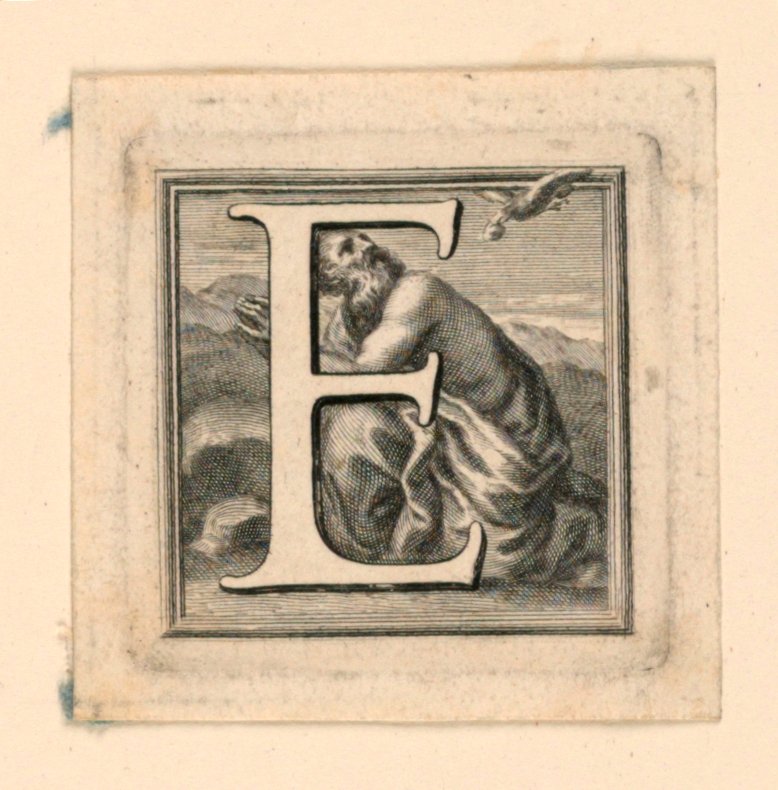 Süslü Büyük Harf E by Jakob Frey