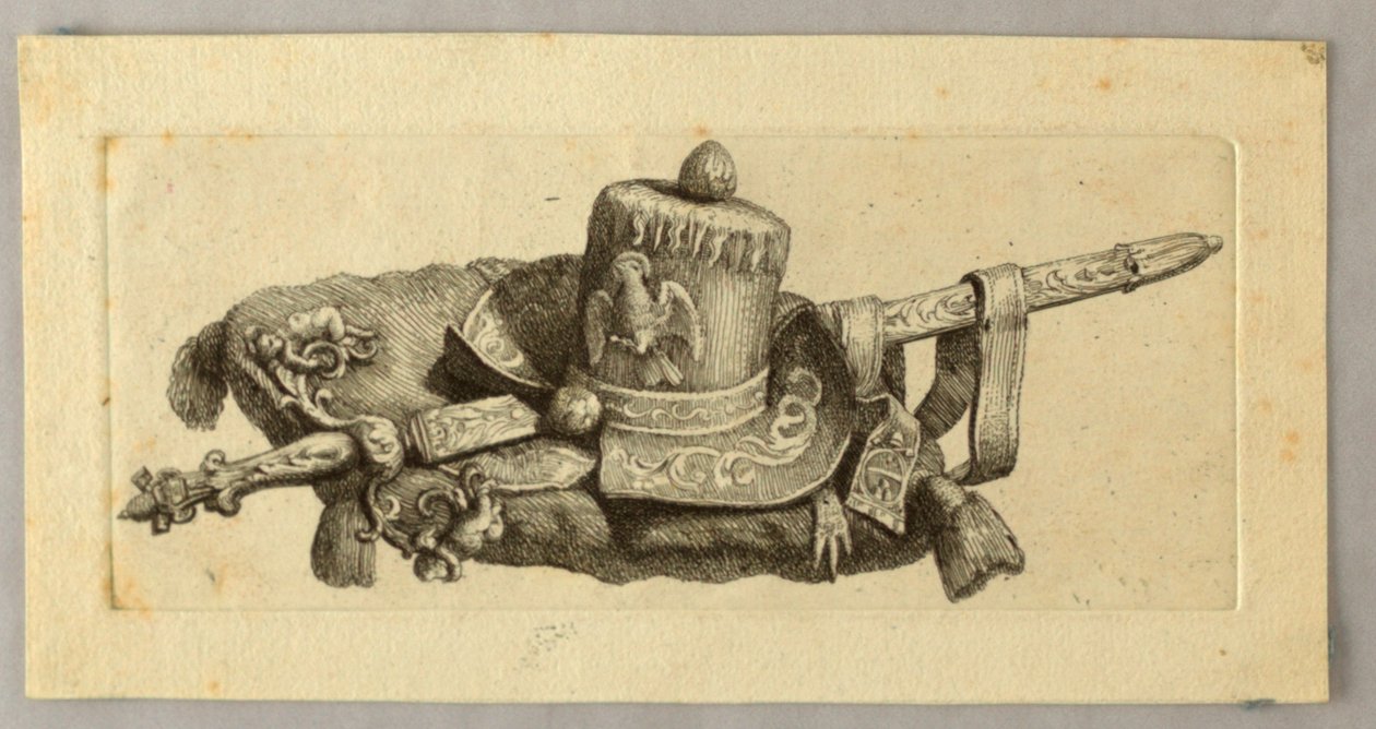 Vinyet, Kutsanmış Bir Kılıç ve Şapka by Jakob Frey
