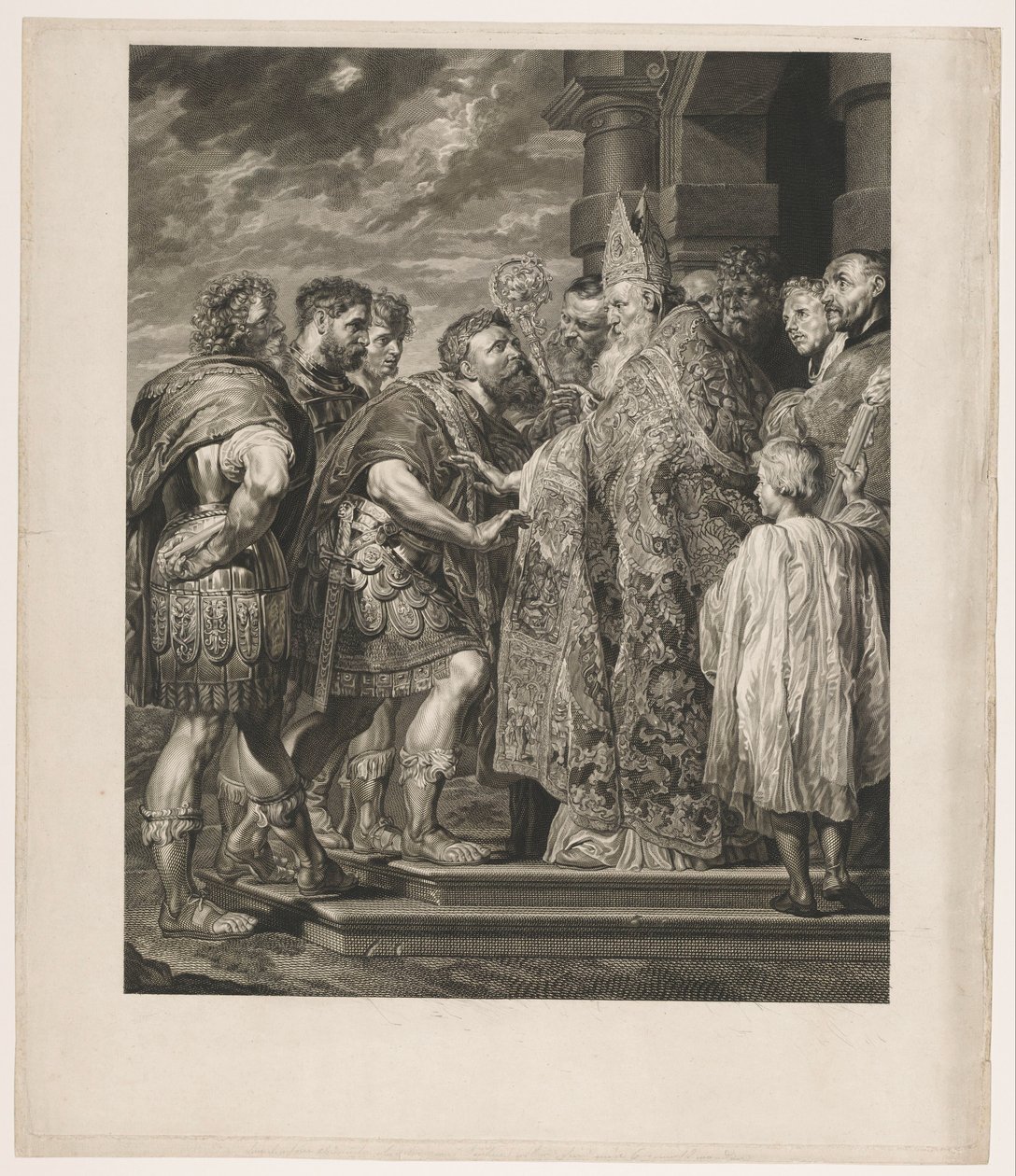 St. Ambrosius, İmparator Theodosius