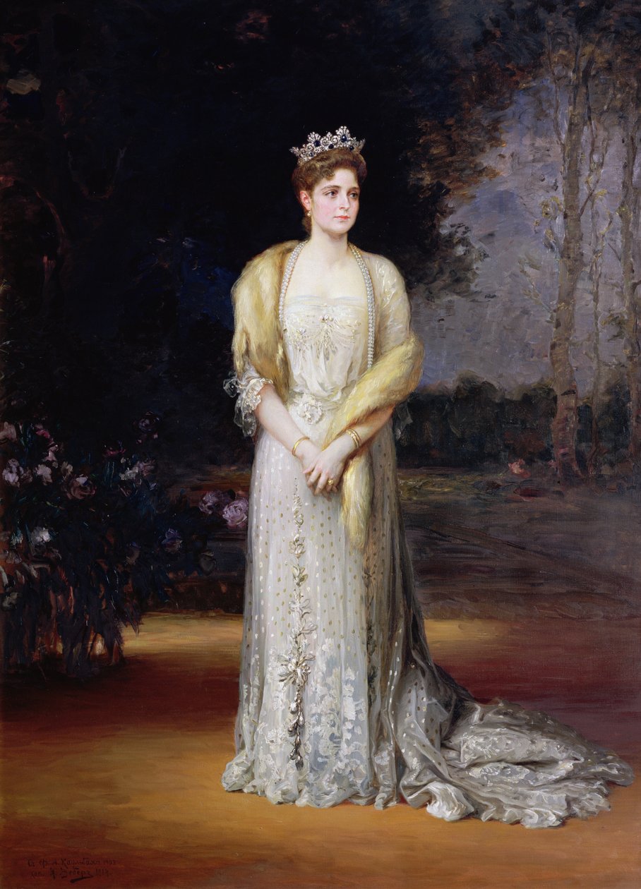 İmparatoriçe Alexandra Fyodorovna'nın Portresi, 1914 by Jakov Jakovlevich Veber