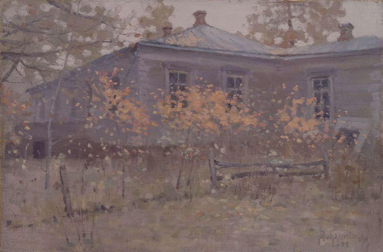 Sonbaharda bir kır evi, 1902 by Jakov Jakovlevich Kalinichenko