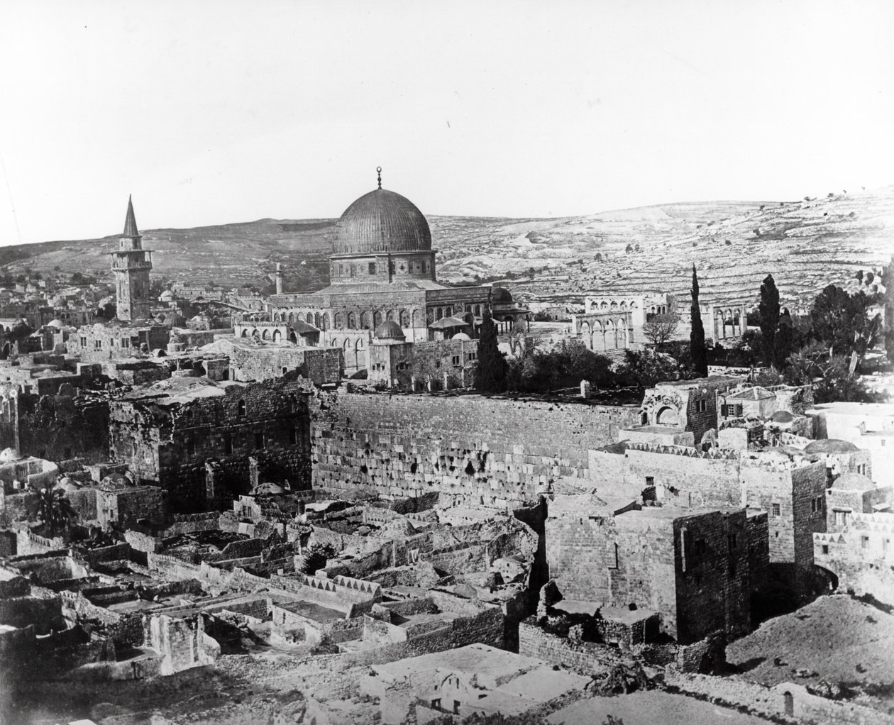 Kaya Kubbesi, 1857 by Felice Beato