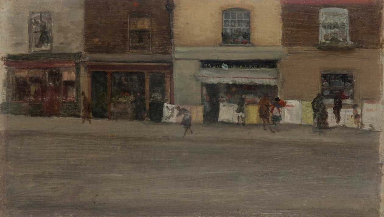 Chelsea Mağazaları by James Abbott McNeill Whistler