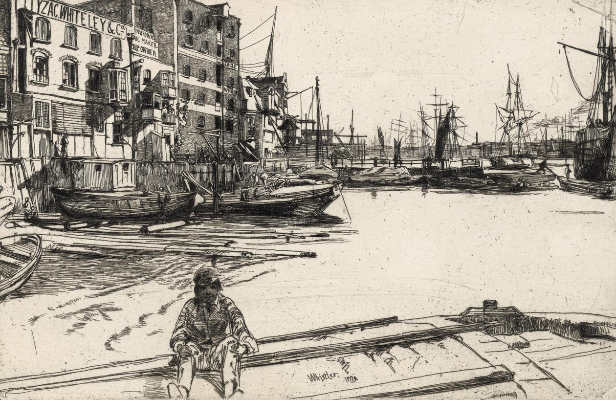 Kartal İskelesi by James Abbott McNeill Whistler