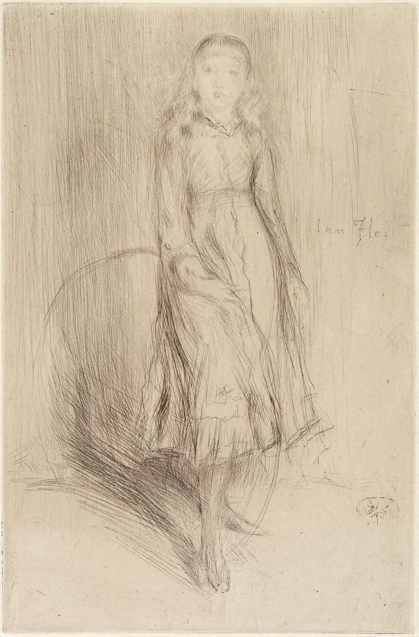 Floransa Leyland, 1873 by James Abbott McNeill Whistler