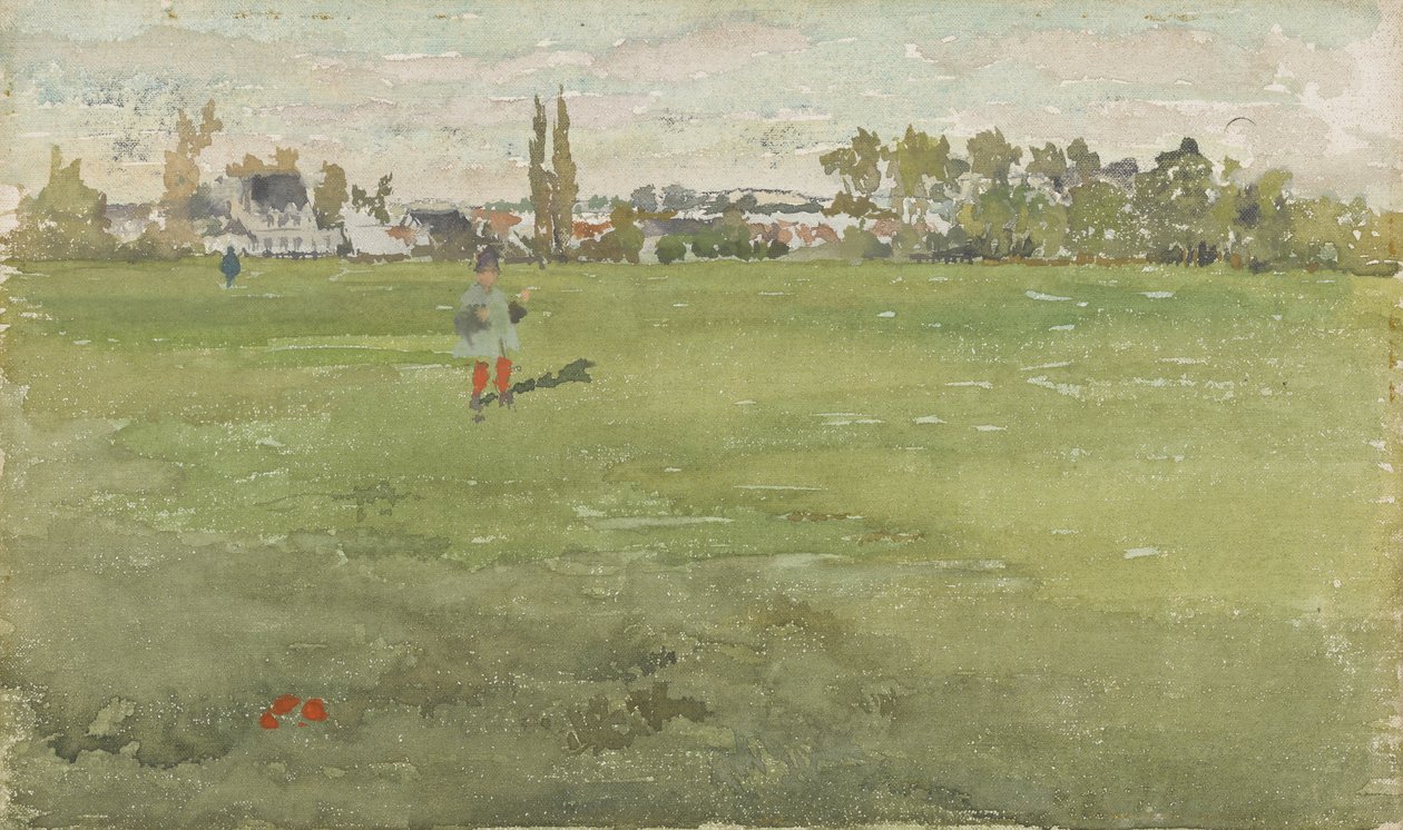 Yeşil ve Gümüş- Beaulieu, Touraine by James Abbott McNeill Whistler