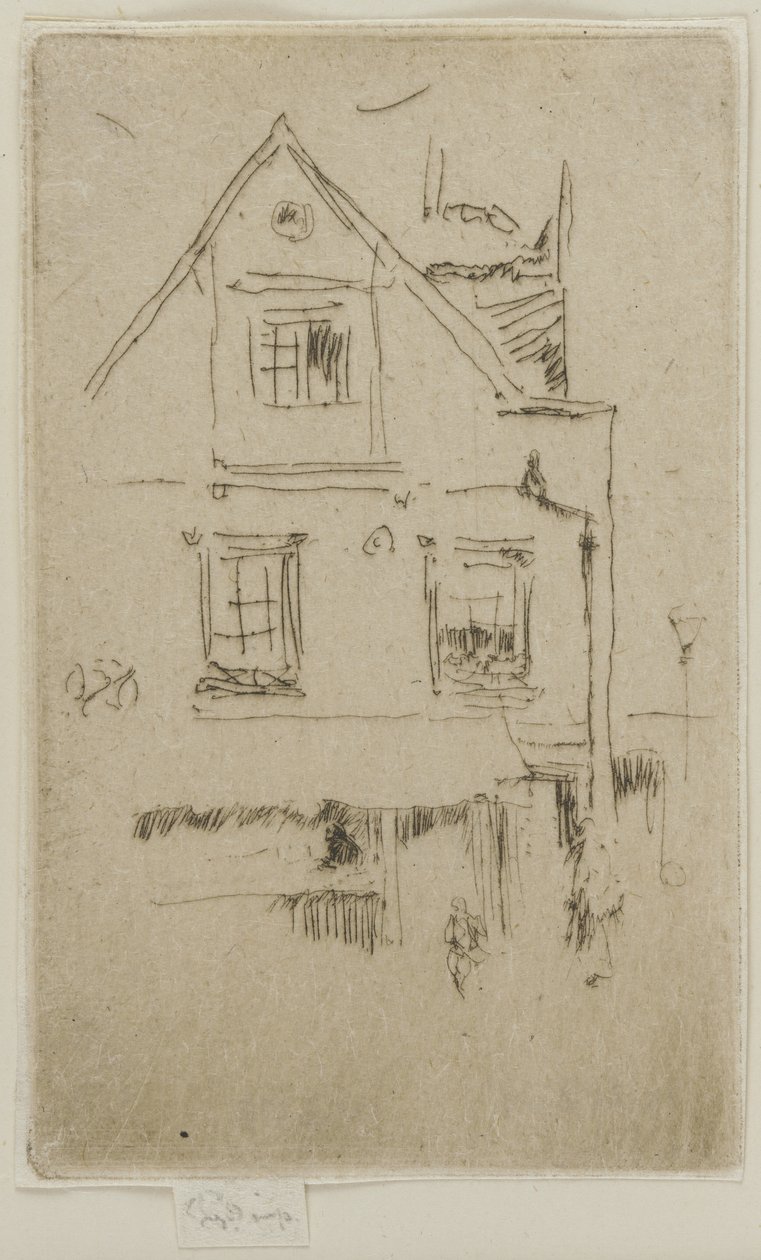 Little Maunder's, c.1886-87 (kağıt üzerine gravür) by James Abbott McNeill Whistler