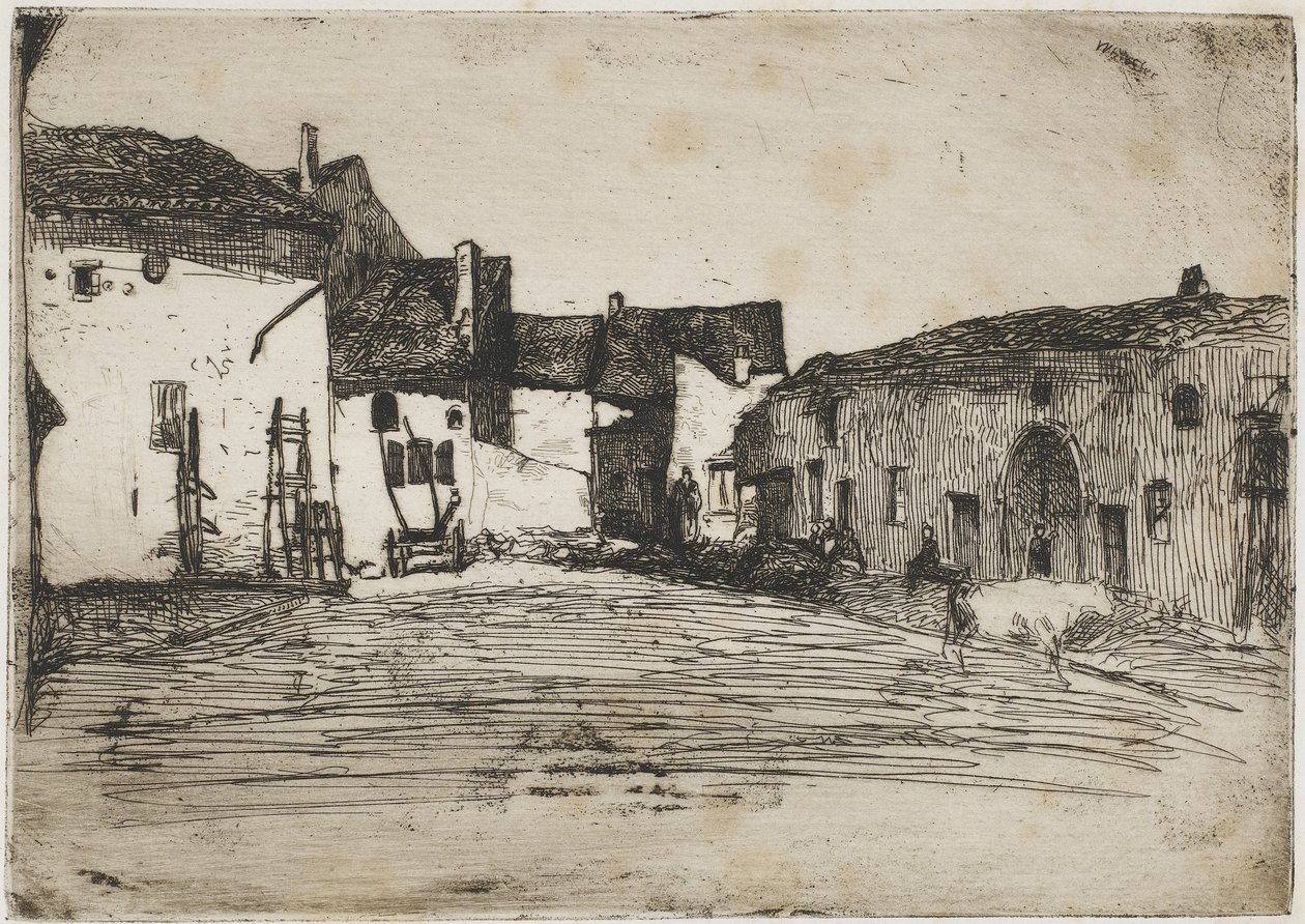 Liverdun, 1858 (kağıt üzerine gravür) by James Abbott McNeill Whistler