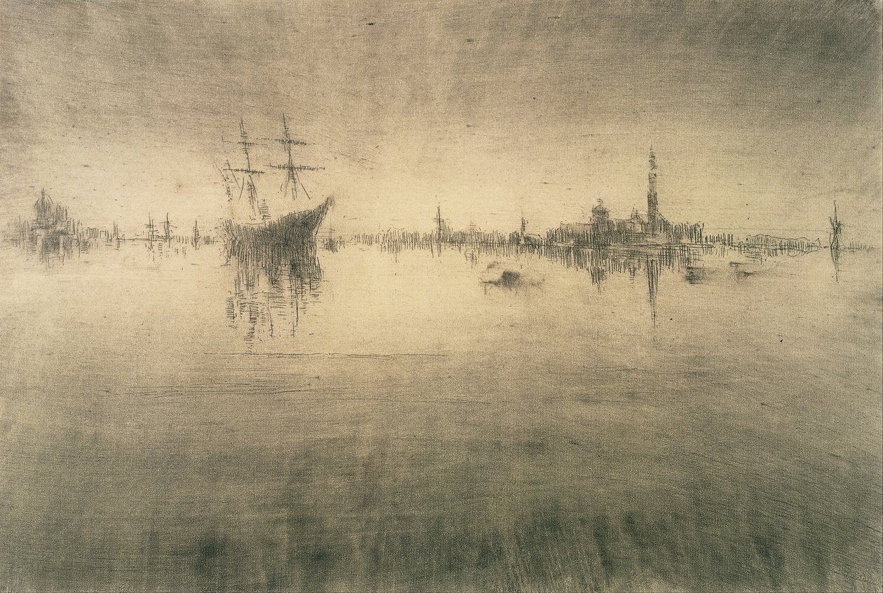 gece by James Abbott McNeill Whistler
