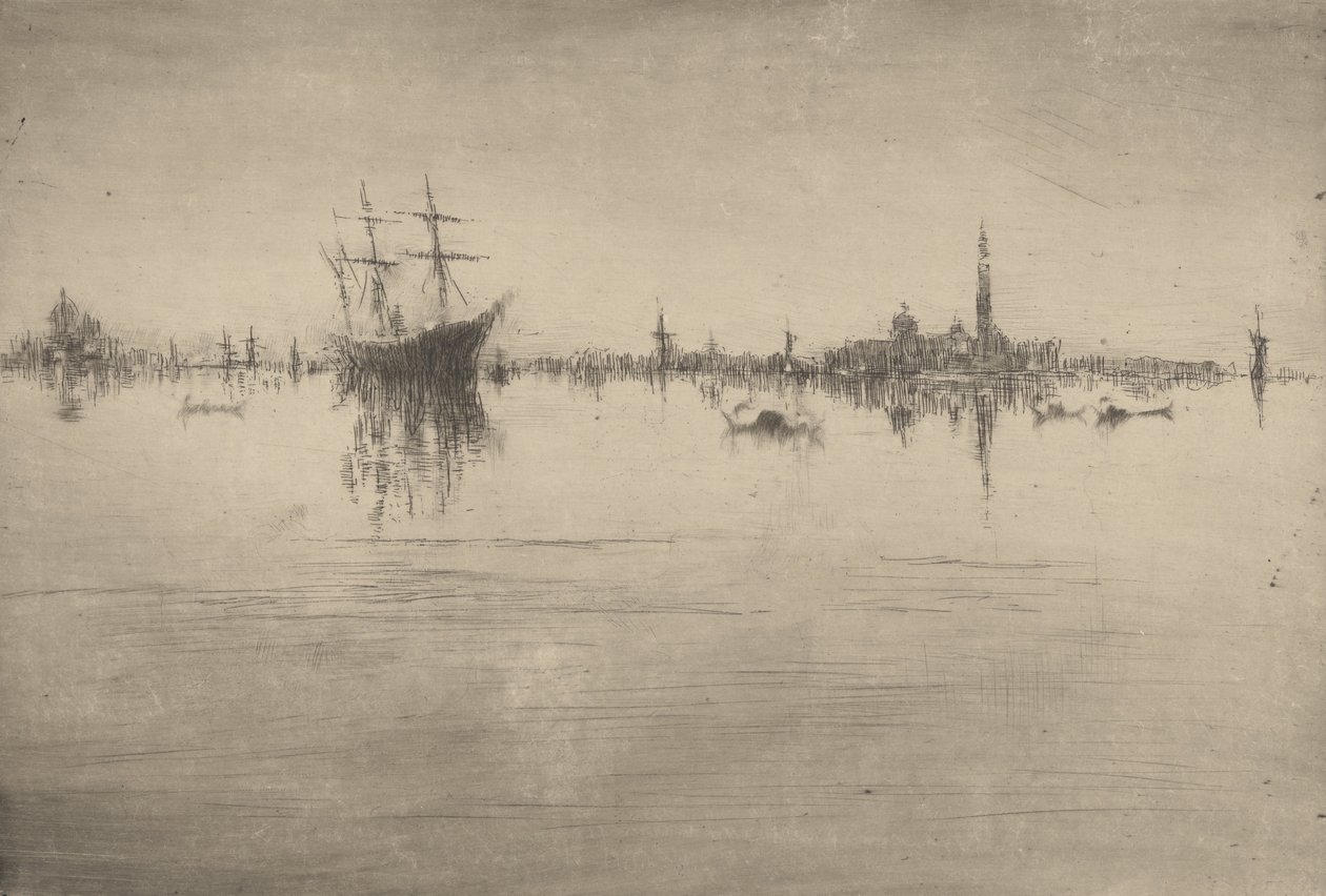 gece by James Abbott McNeill Whistler