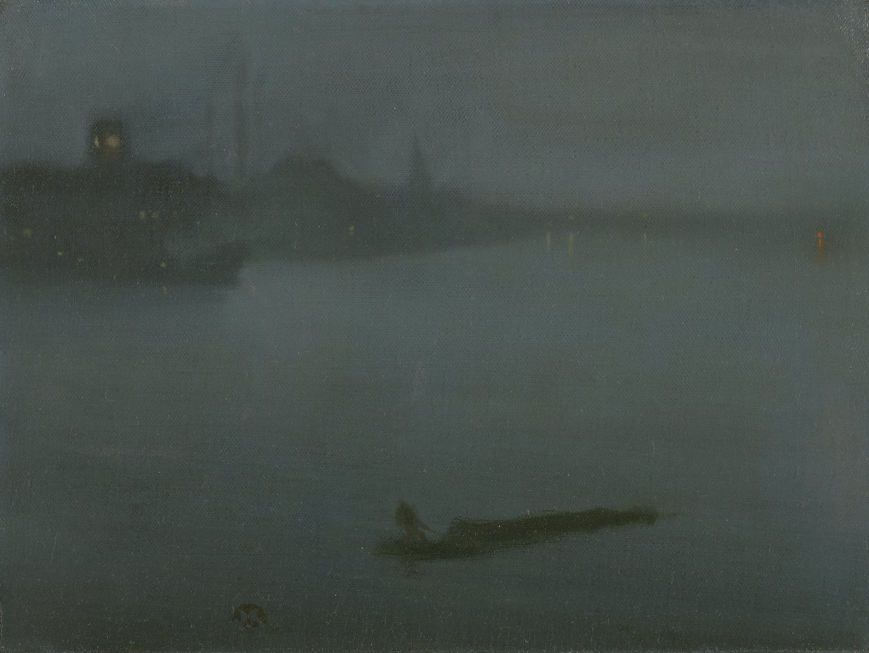 Mavi ve Gümüşte Gece by James Abbott McNeill Whistler