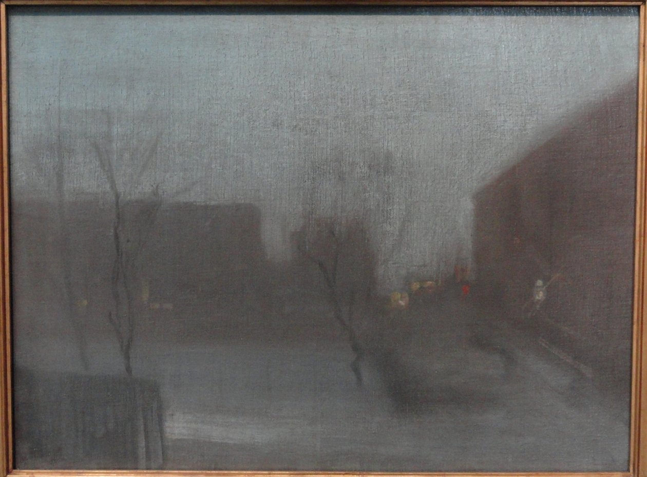 Nocturne- Trafalgar Meydanı, Chelsea by James Abbott McNeill Whistler