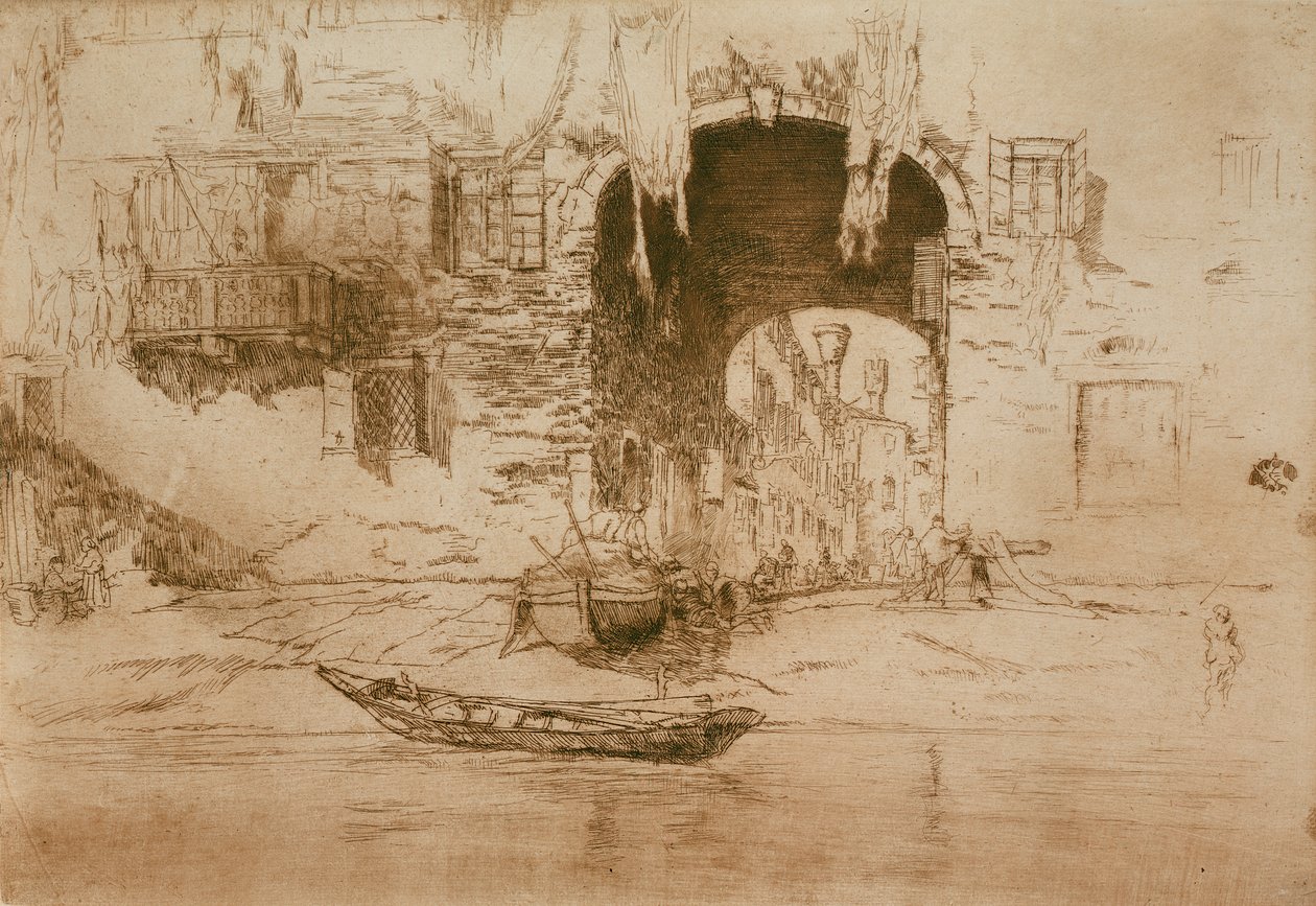 San Biagio, Venedik, 1879-80 by James Abbott McNeill Whistler