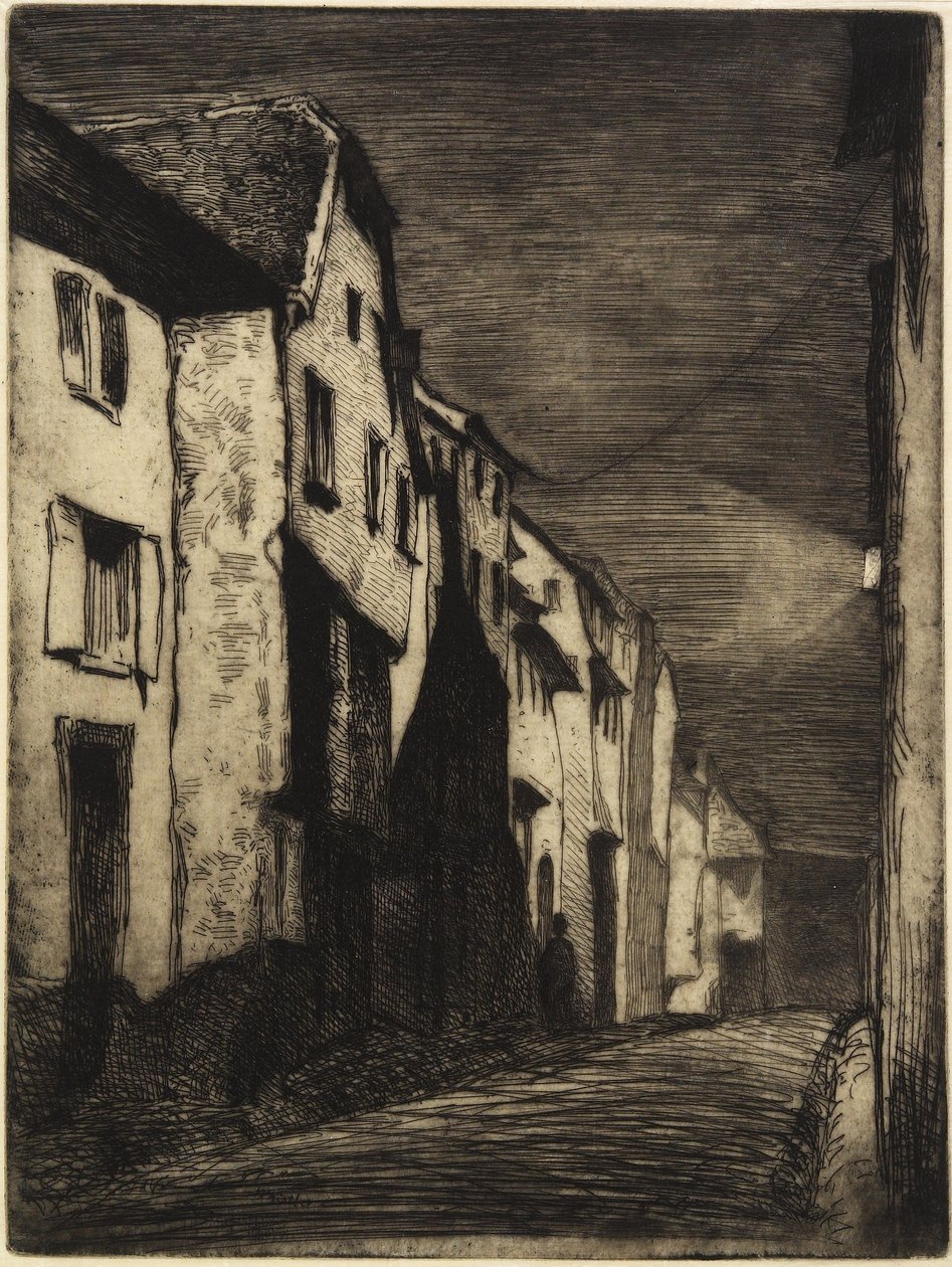 Doğadan On İki Gravürden Saverne Caddesi, 1858 by James Abbott McNeill Whistler