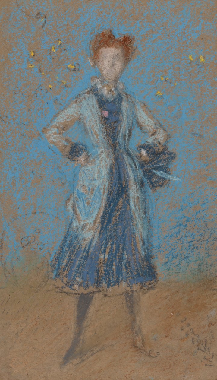 mavi kız by James Abbott McNeill Whistler