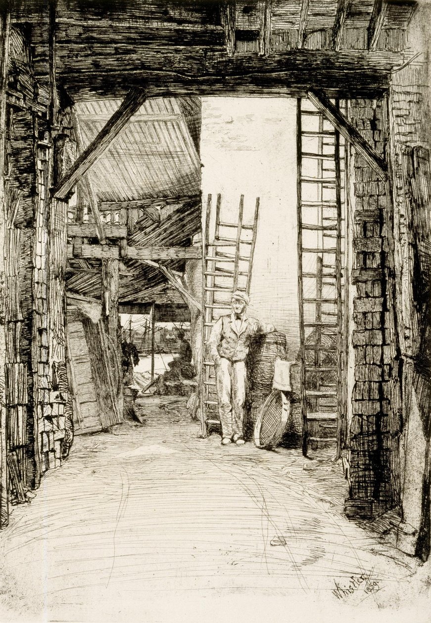 Kireç Brülörü by James Abbott McNeill Whistler