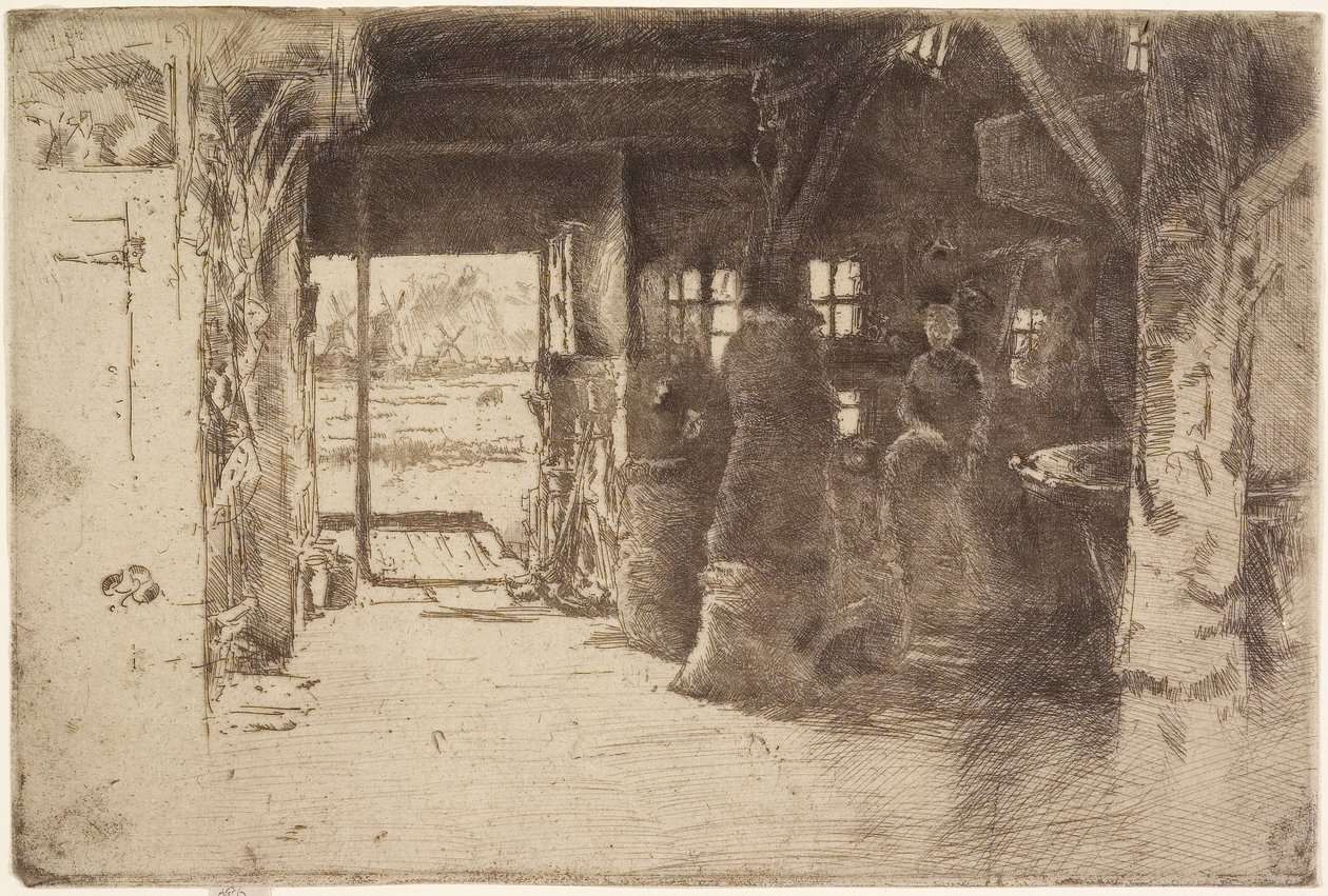Değirmen, 1889 by James Abbott McNeill Whistler