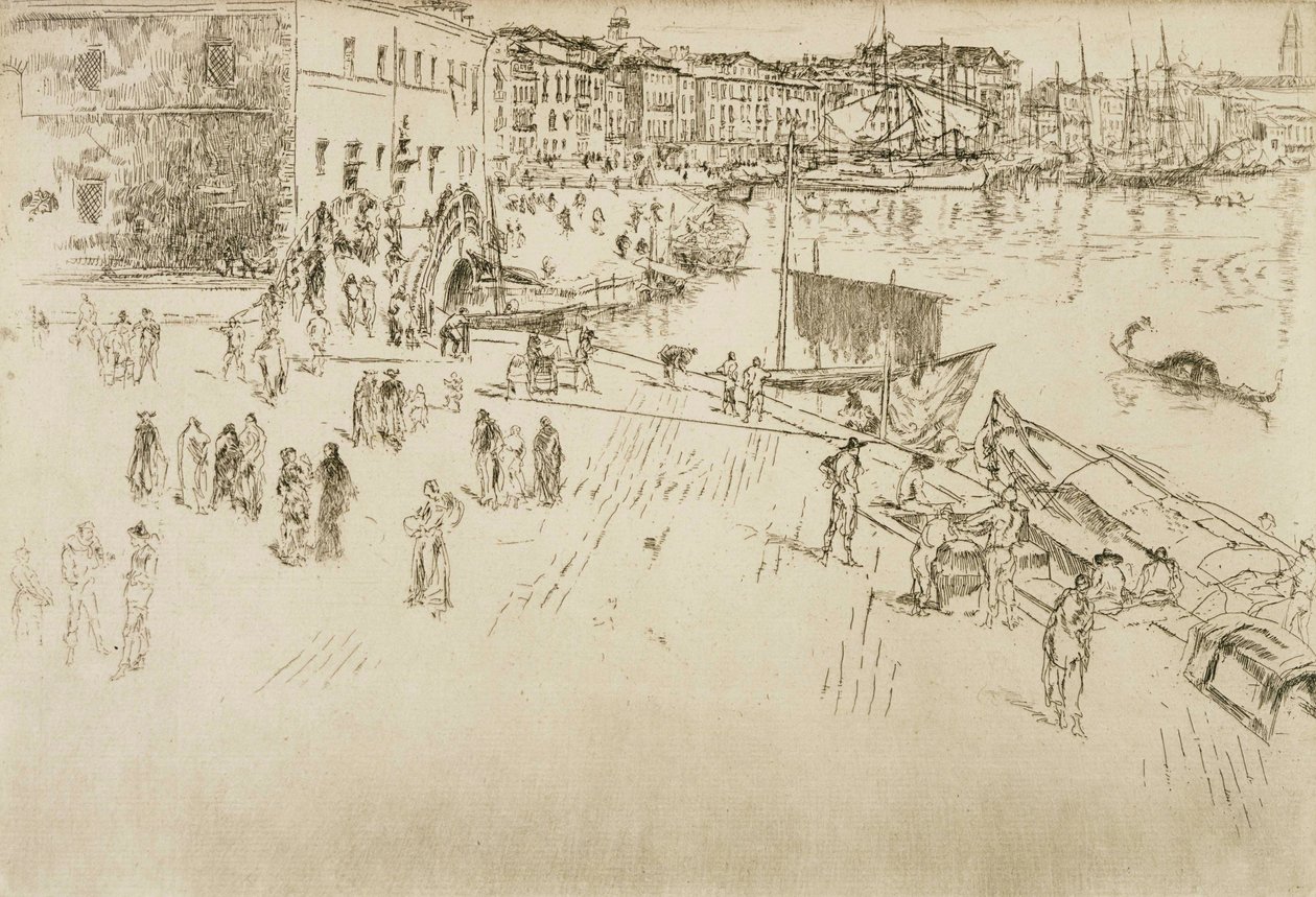 Riva, No. 1 by James Abbott McNeill Whistler