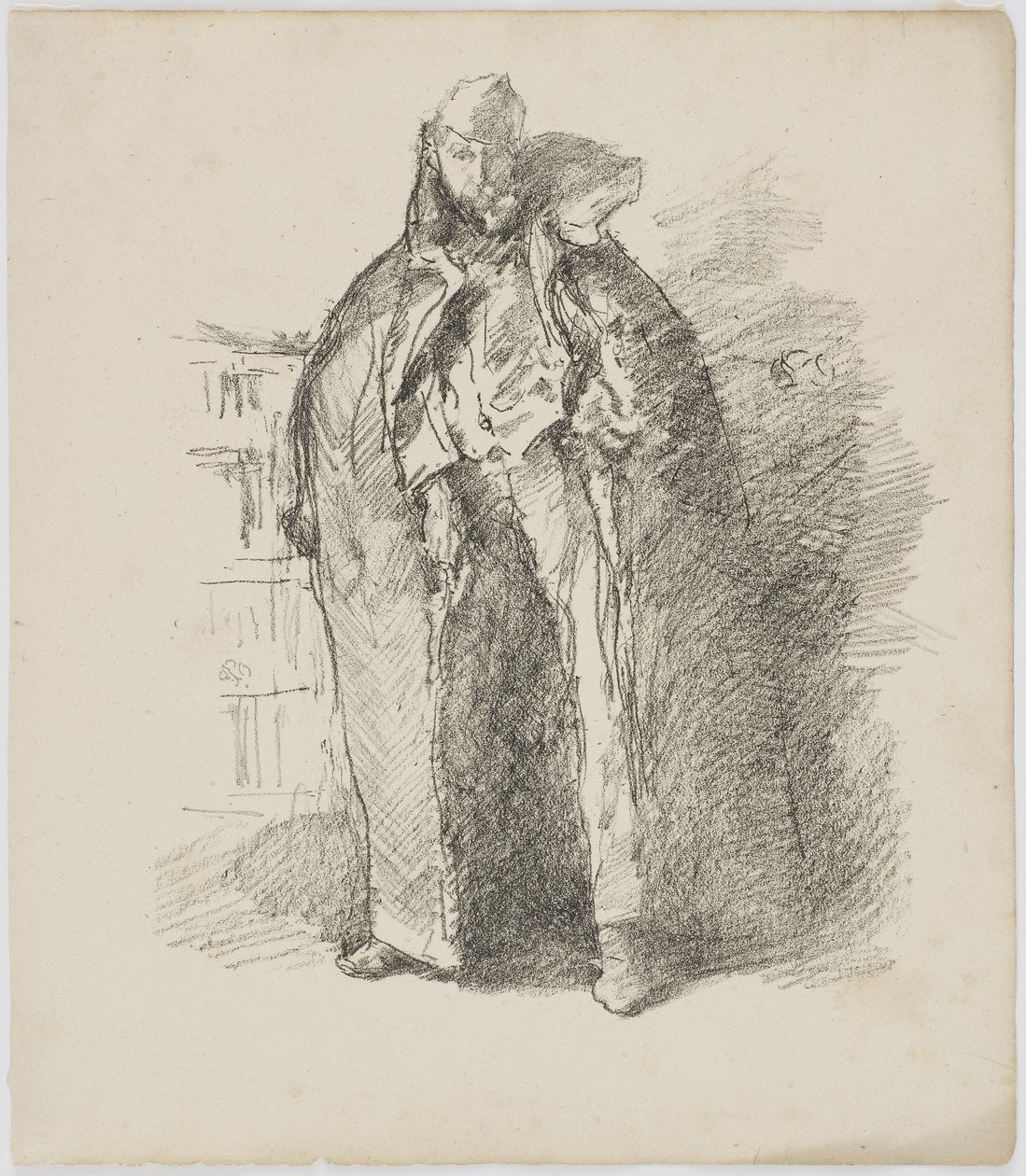 Rus Schube, 1896 (kağıt üzerinde lito) by James Abbott McNeill Whistler