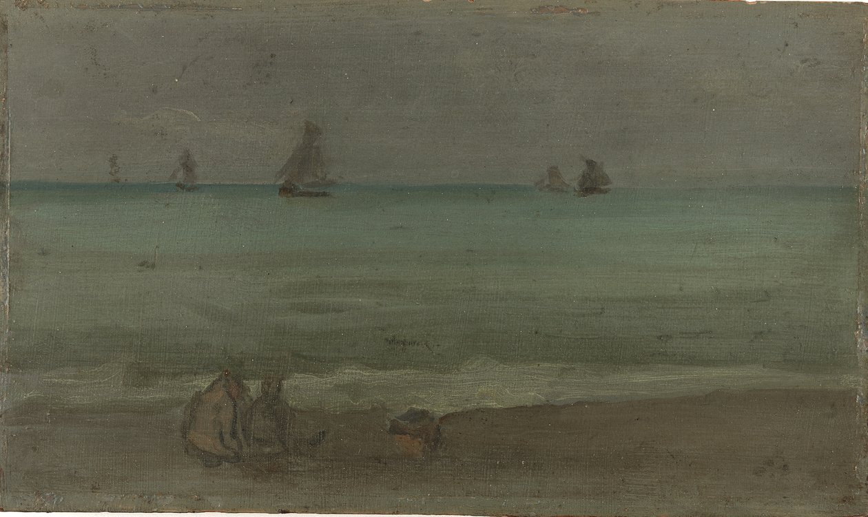 ಬೇಸಿಗೆ ಸಮುದ್ರ, 1880 (ಮರದ ಫಲಕದ ಮೇಲೆ ತೈಲ) ಟರ್ಕಿ by James Abbott McNeill Whistler