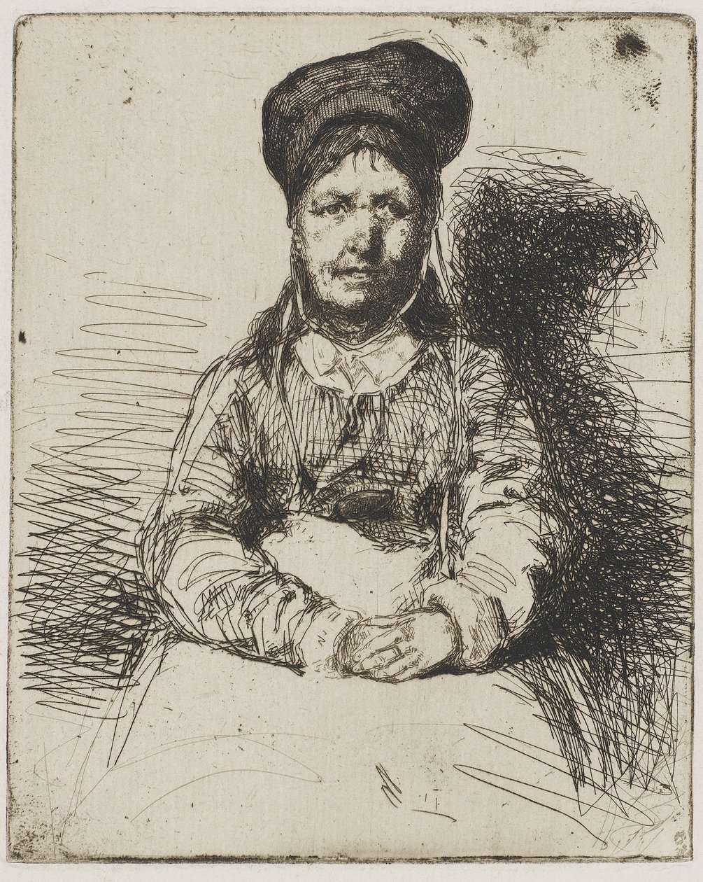 The Tinker, 1858 (kağıt üzerine gravür) by James Abbott McNeill Whistler