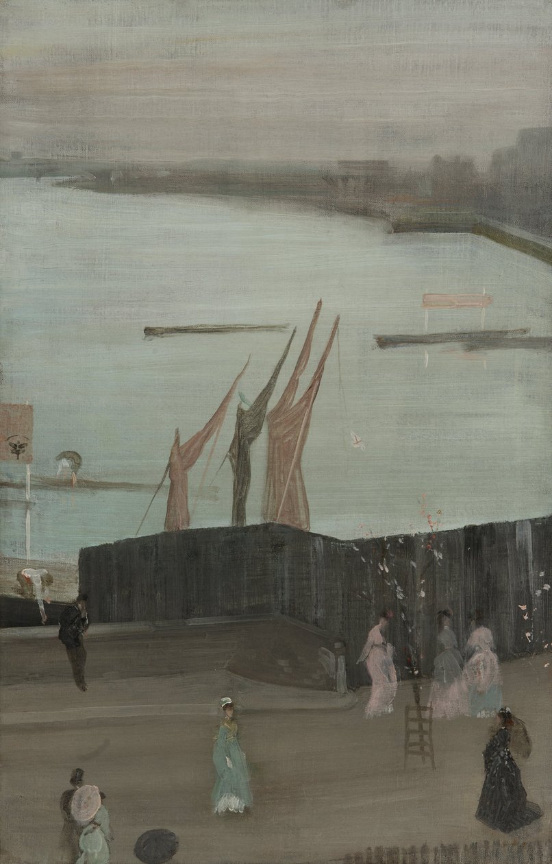 Pembe ve Gri- Chelsea Çeşitleri by James Abbott McNeill Whistler