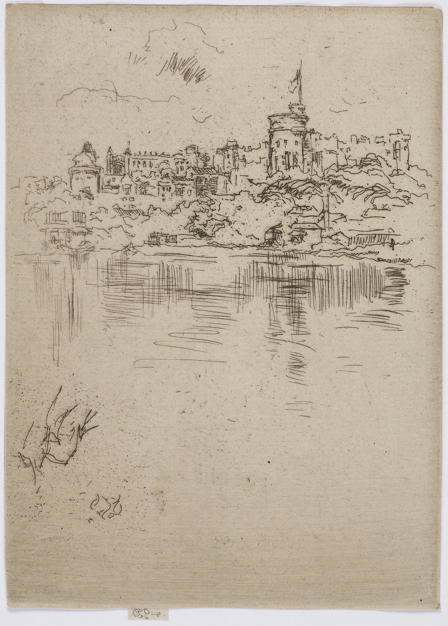Windsor, No. 2, 1887 (kağıt üzerine gravür) by James Abbott McNeill Whistler