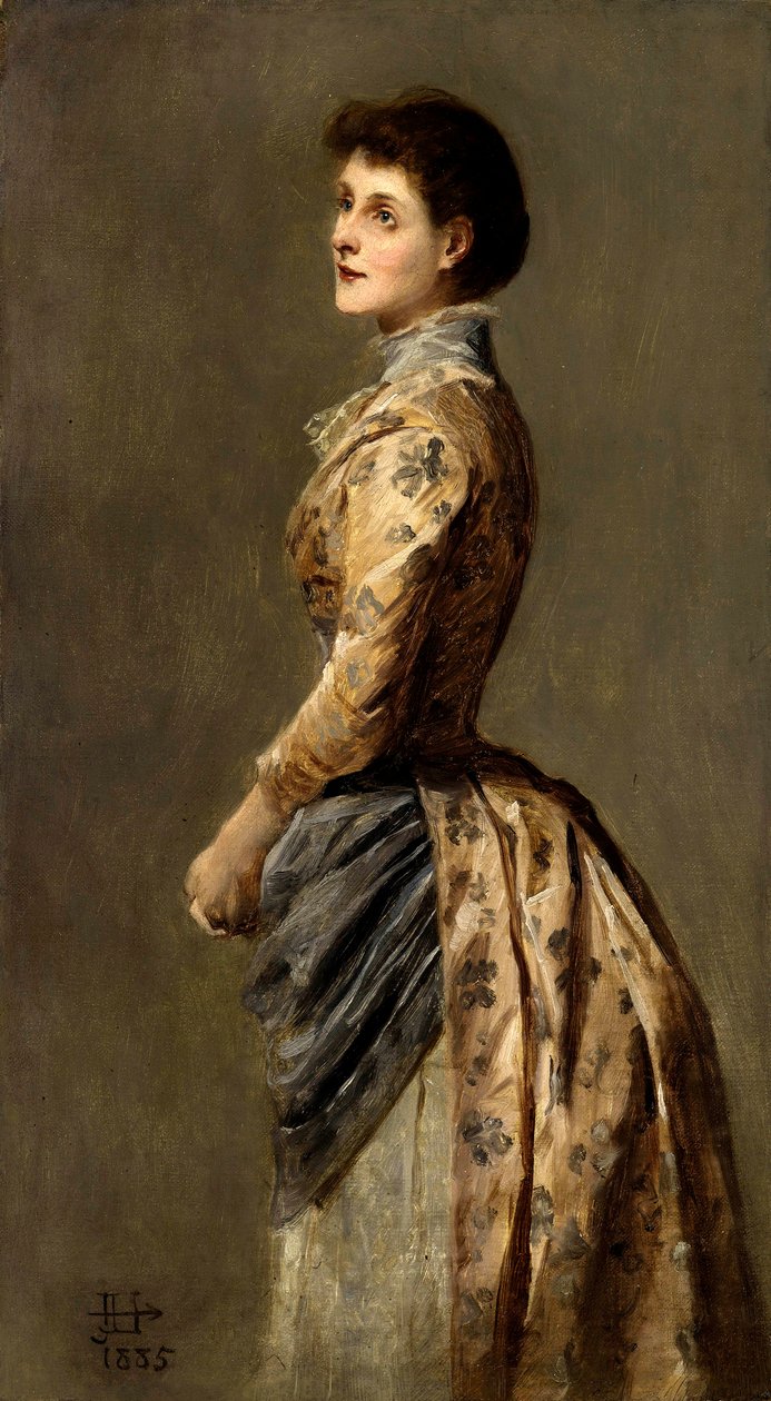Bir Kızın Portresi, 1885 by James Archer