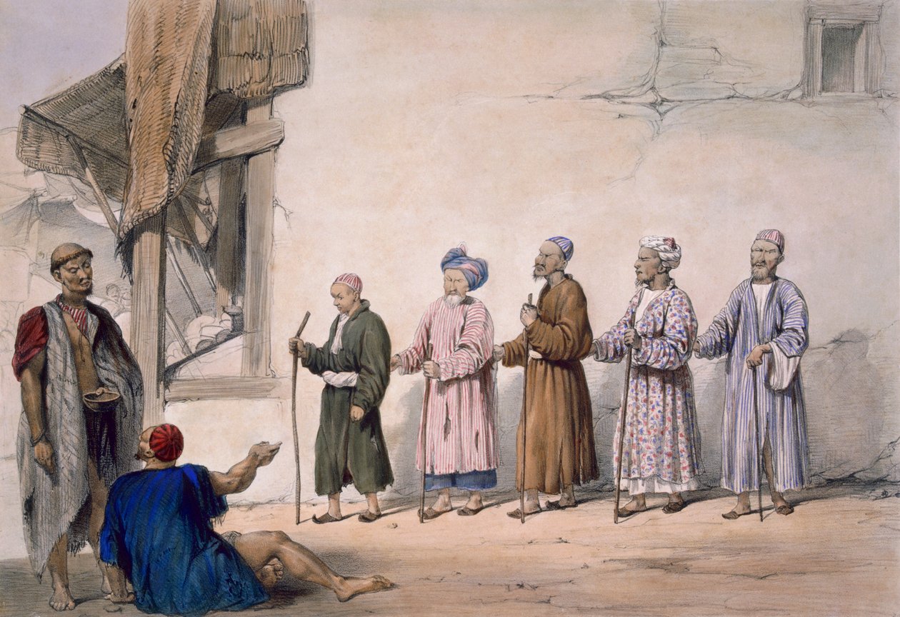Kör Dilenciler Dizisi, Cabul, 1843 by James Atkinson