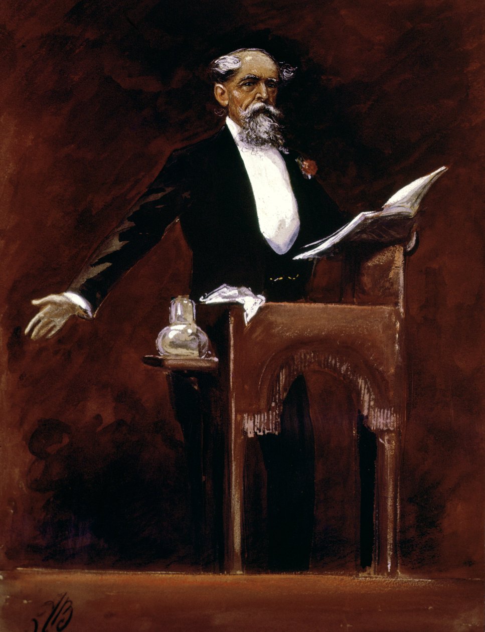 Charles Dickens (1812-70) by James Bacon