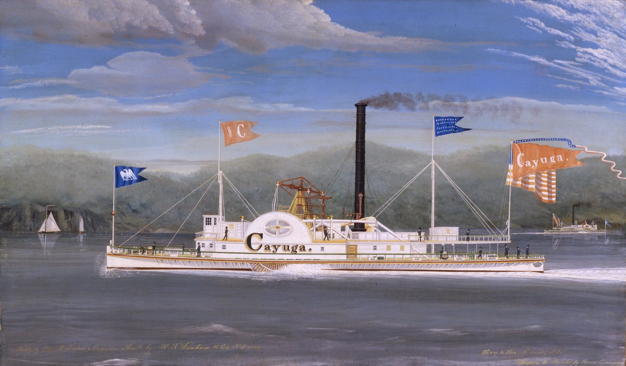 Vapur Cayuga, 1849 by James Bard