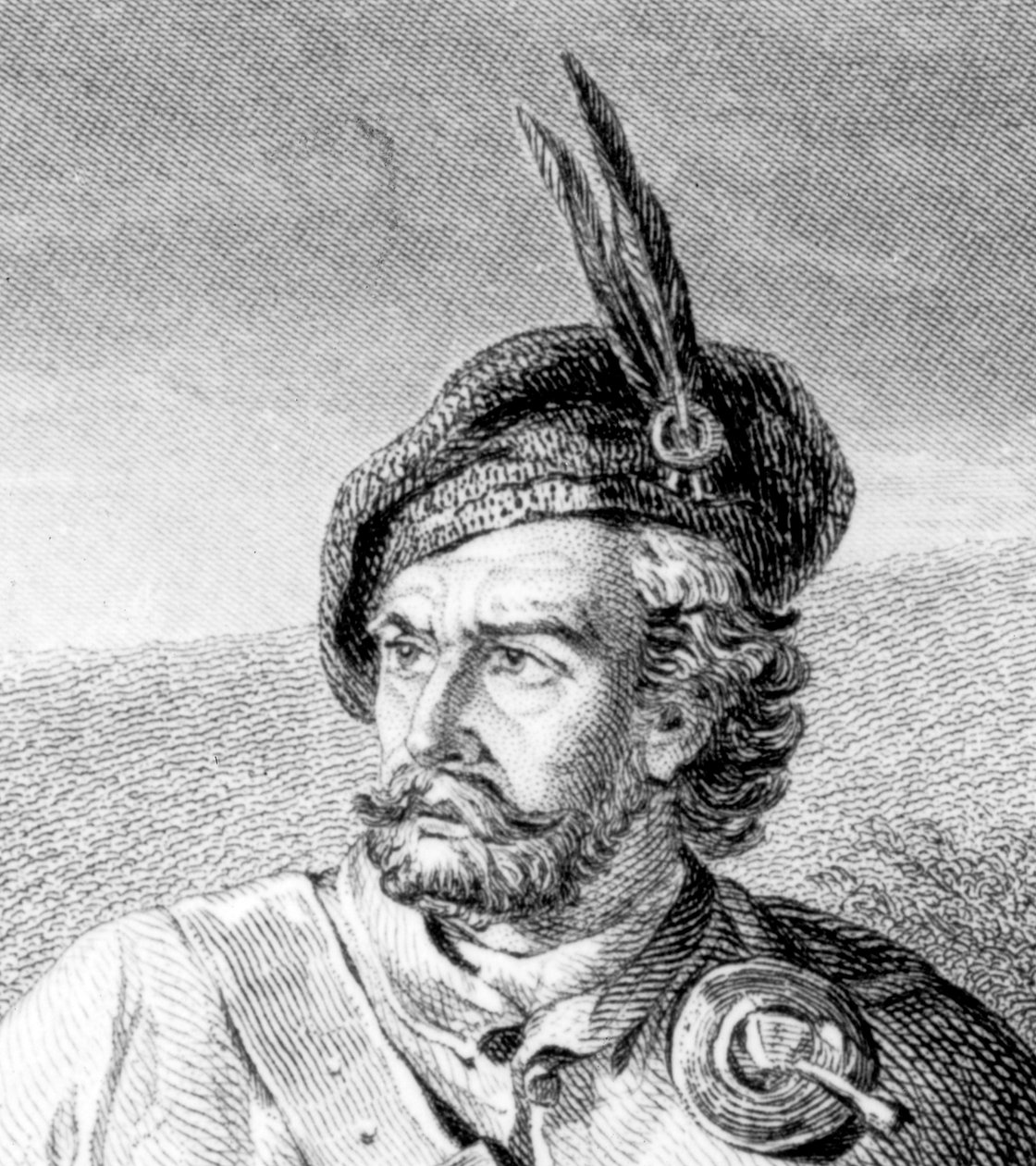 Rob Roy Ayrılık Düellocuları Rashleigh ve Francis Osbaldistone, John Le Conte tarafından oyulmuş (fl.1850-86) 1867 (detay 105434) by James Blake McDonald