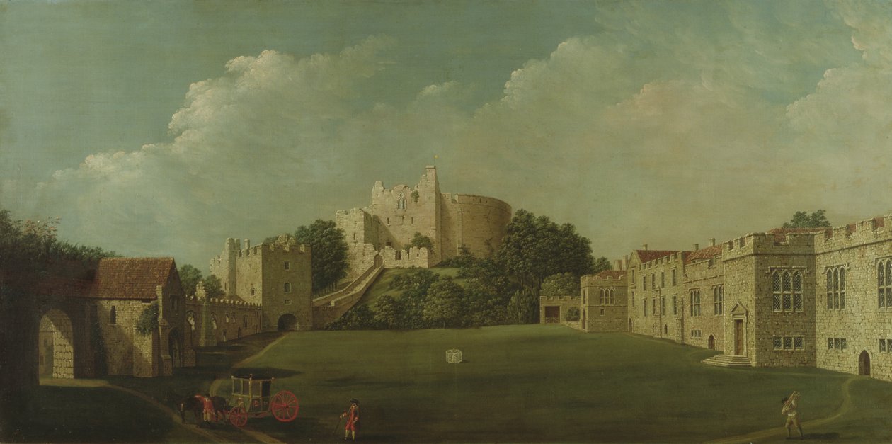 Arundel Kalesi, Kale ve Dörtgen, c.1770 by James Canter