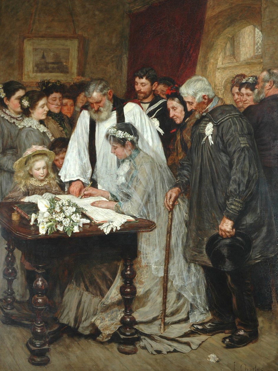 Evlilik Kaydının İmzalanması by James Charles