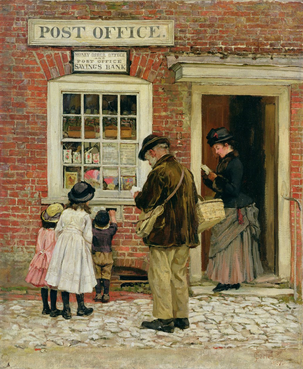 Köy Dükkanı, 1887 by James Charles