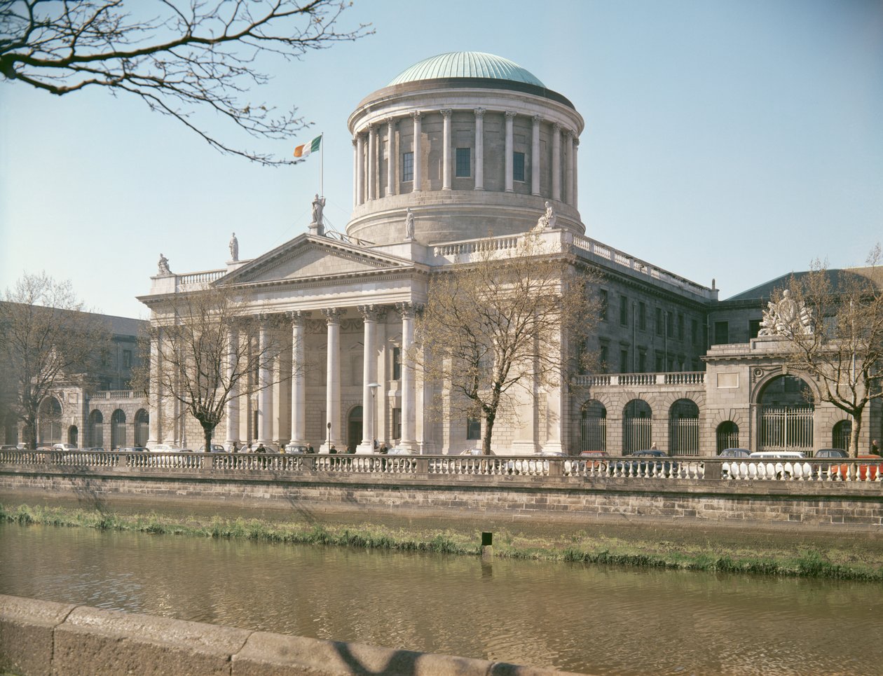 Four Courts, Dublin, seen from the River Liffey, built 1796-1802  by James Gandon
