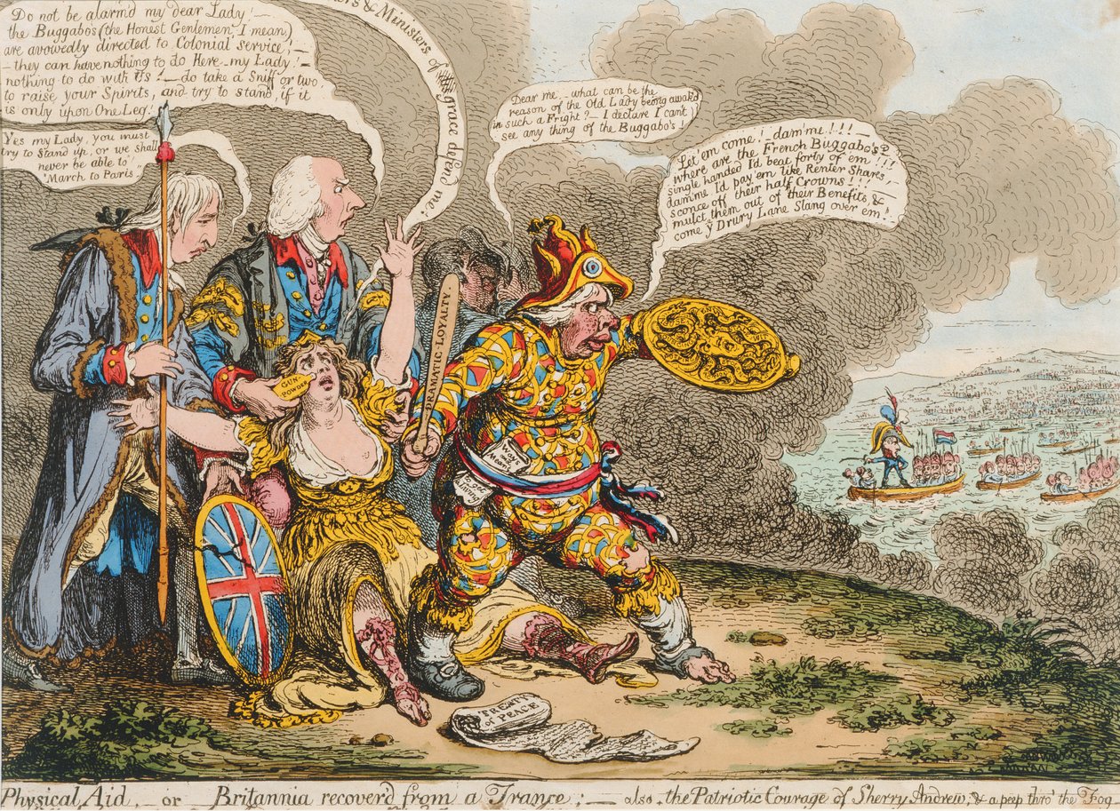 Fiziksel Yardım veya transtan kurtarılan Britannia: ayrıca, 1803